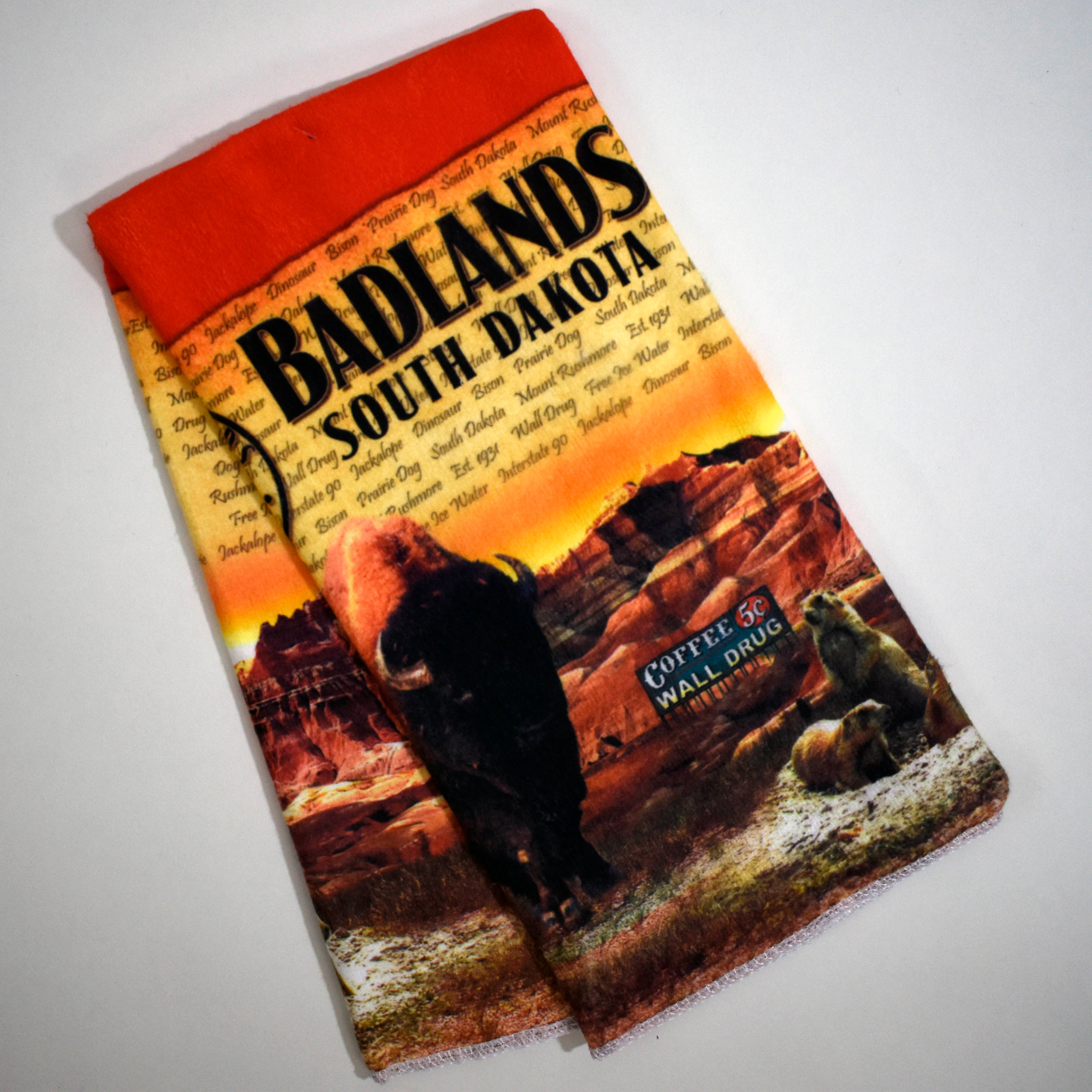  Badlands South Dakota Tea Towel 