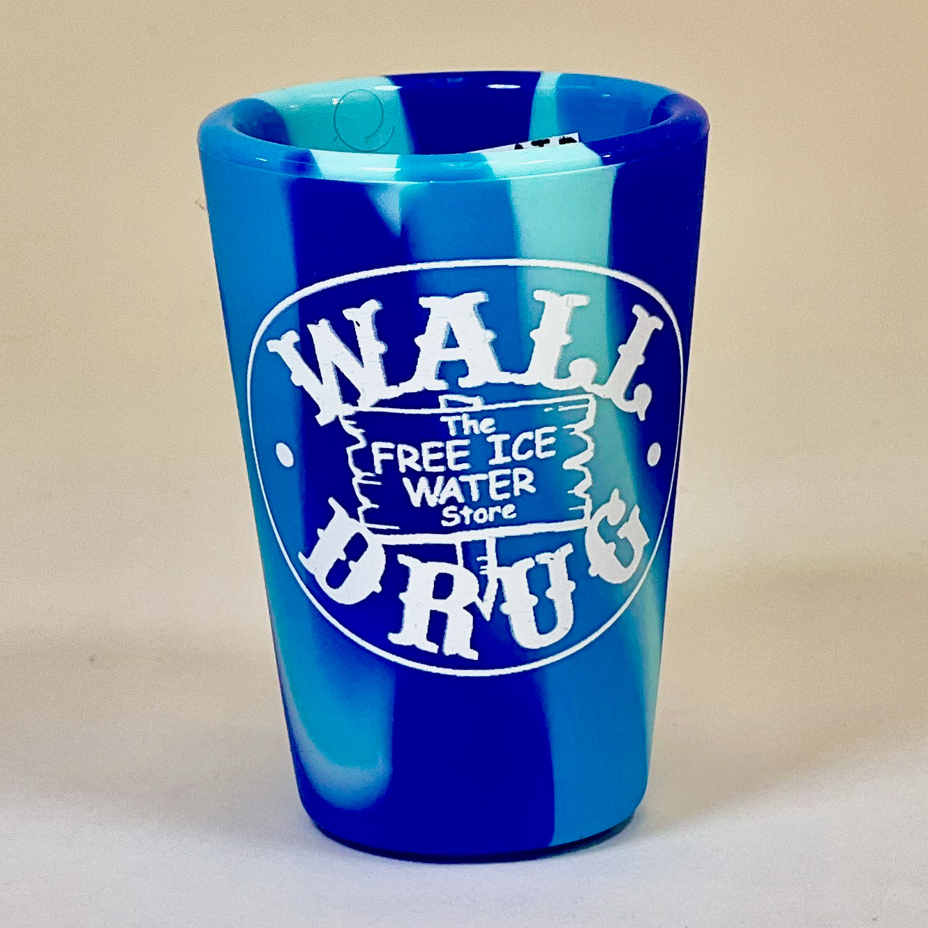  Wall Drug Blue Silicone Shot Glass 