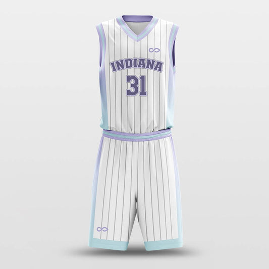 Blue Lake - Custom Basketball Jersey Set Design Striped – XBalla