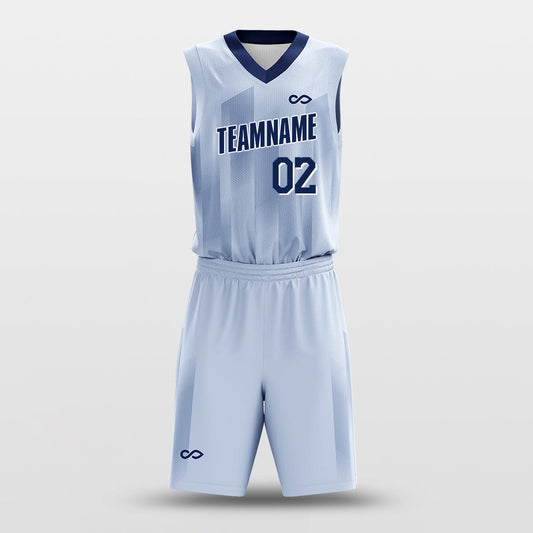 Blue Lake - Custom Basketball Jersey Set Design Striped – XBalla