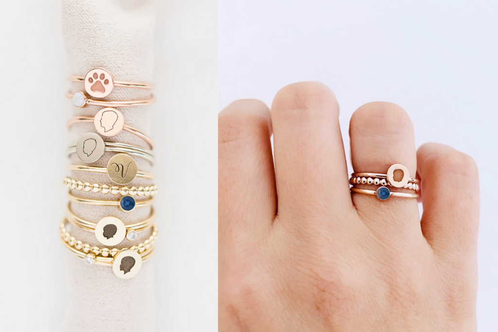 Birthstone Rings by Vana Chupp Studio