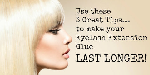 How long does eyelash extension glue last image
