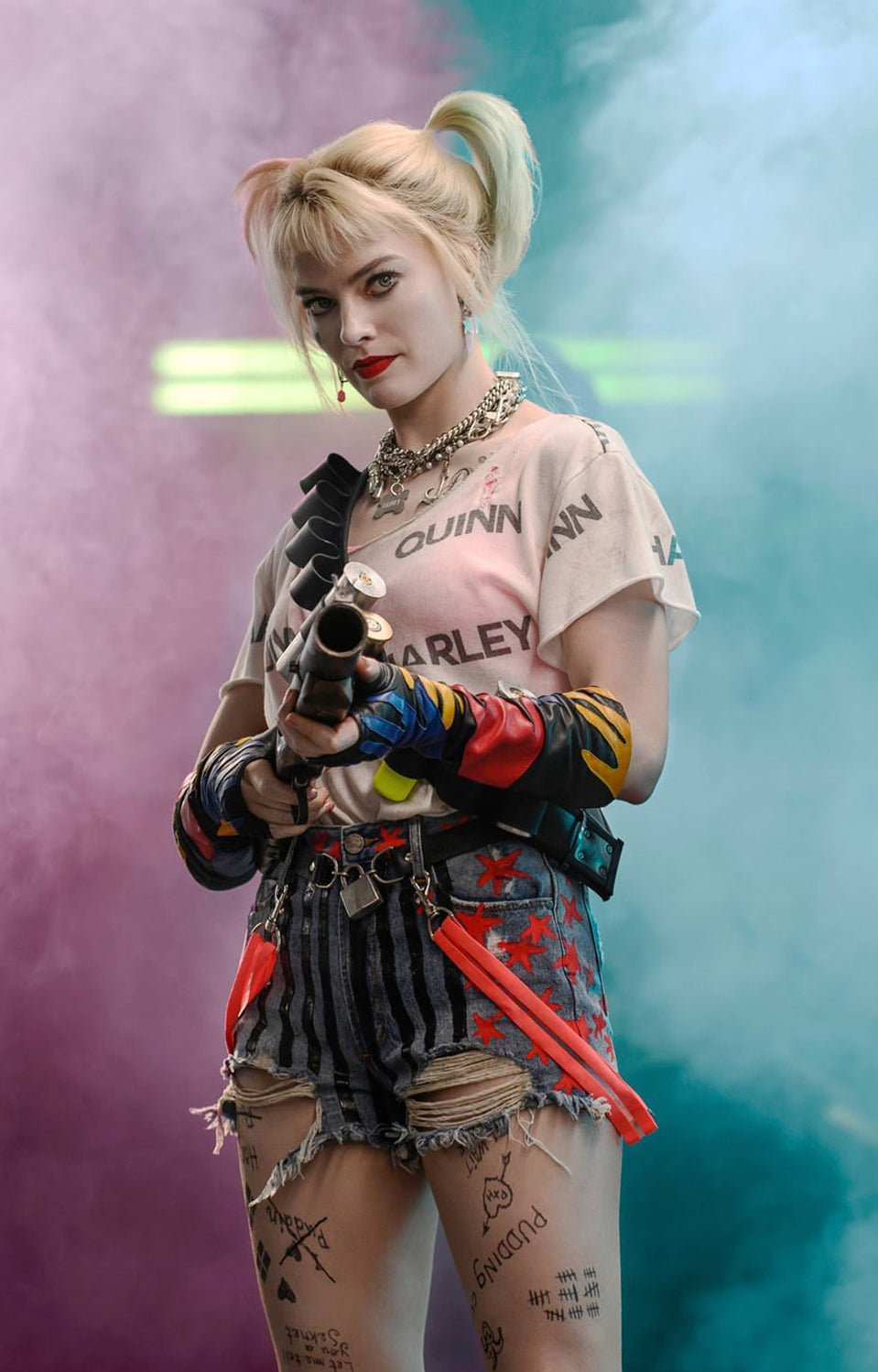 birds of prey harley quinn gloves