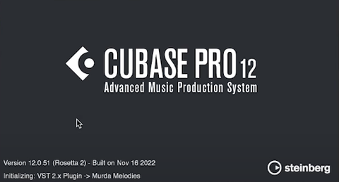 Launching Cubase Pro 12 on Mac