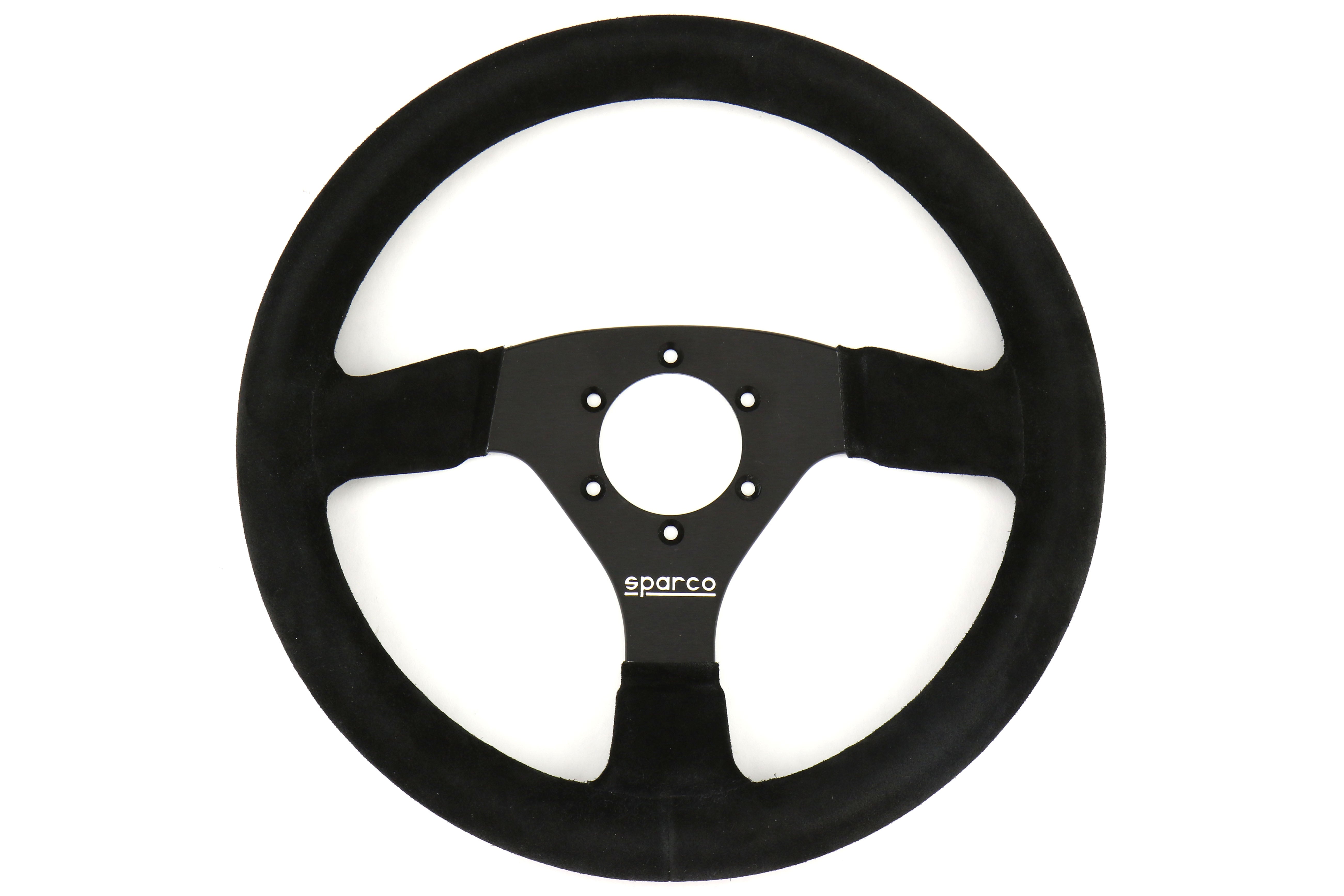 Sparco R 323 Steering Wheel Suede Black | 015R323PSNR | Rallysport