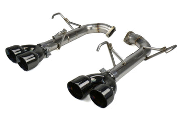 FactionFab Axle Back Exhaust w/ Black Tips - 2019-2021 Subaru STI