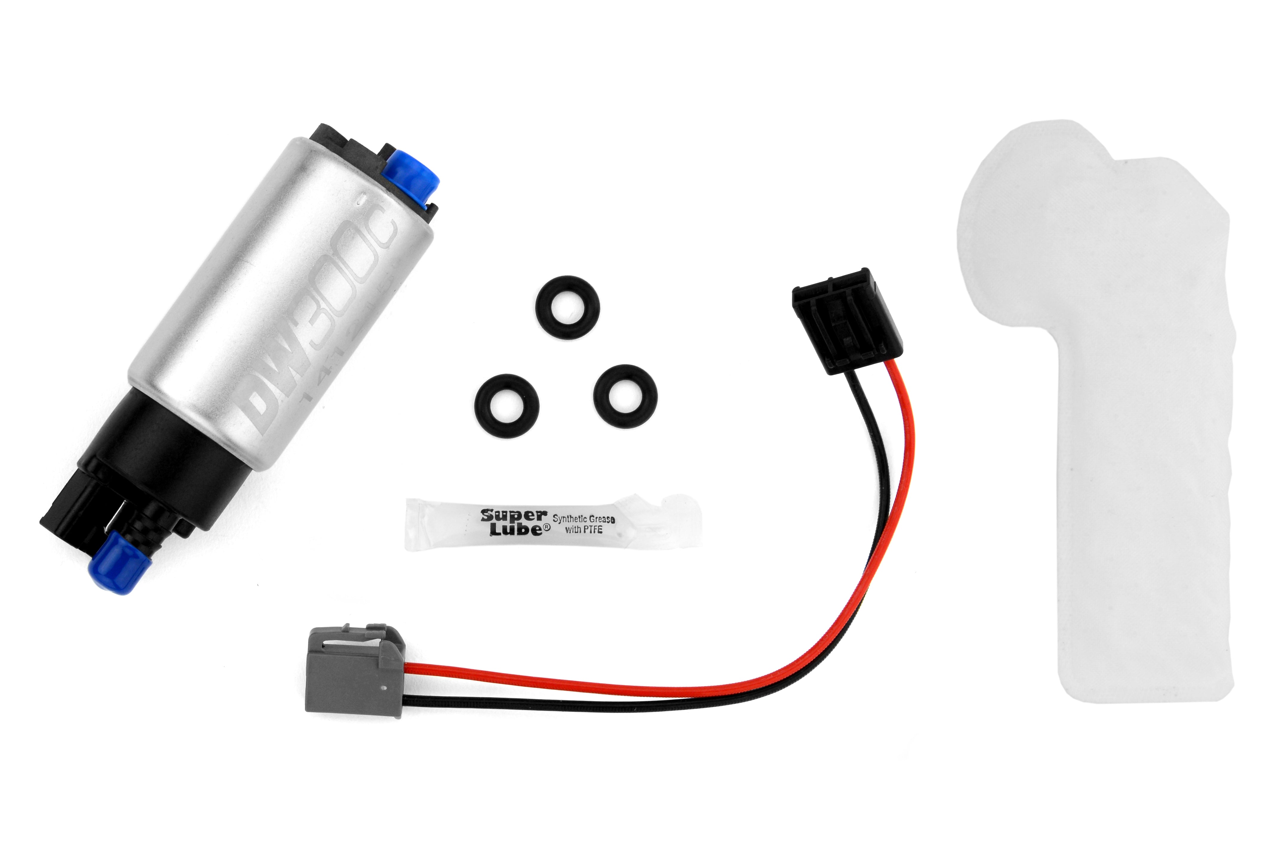 DeatschWerks DW300C Series Fuel Pump w/ Install Kit | Rallysport