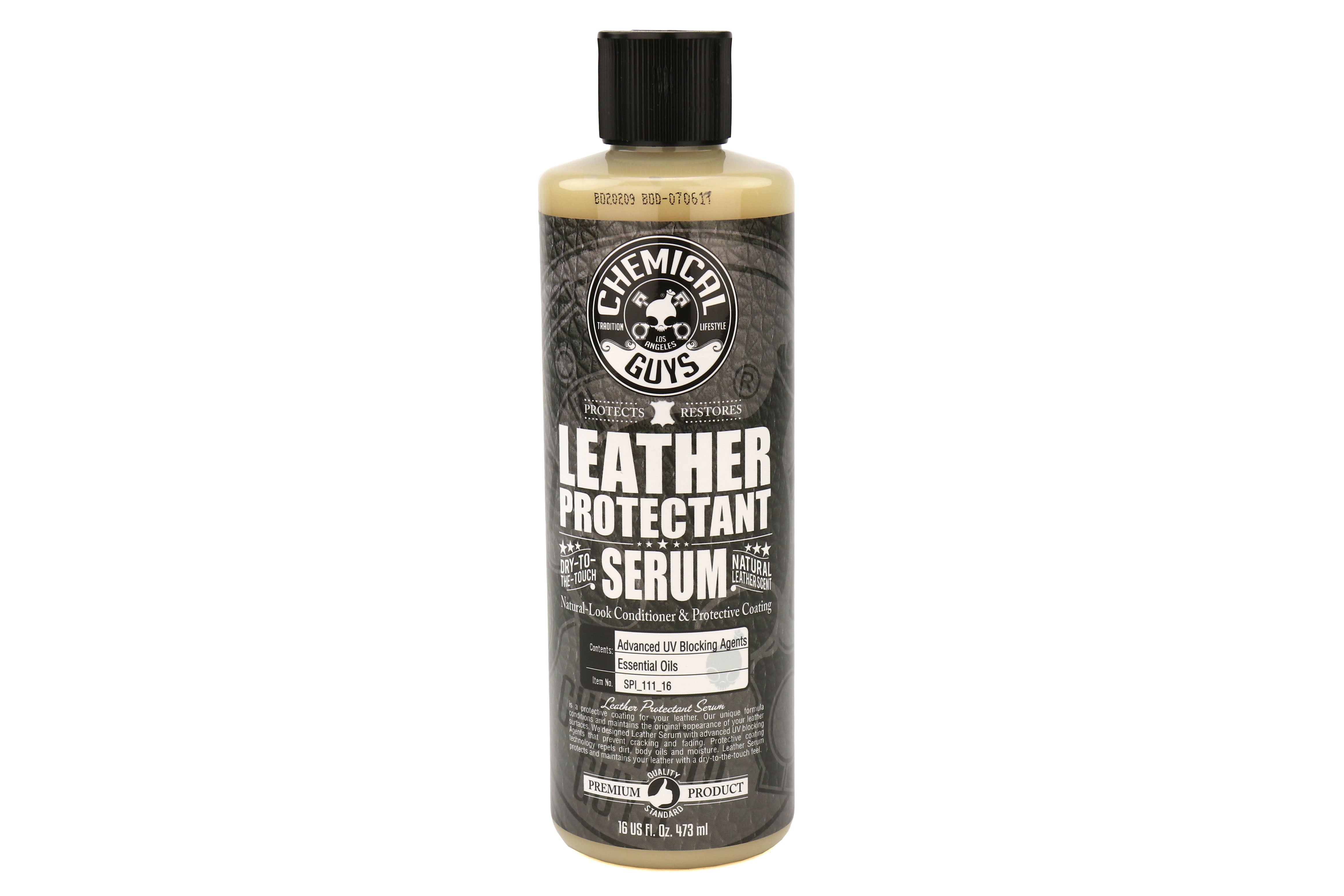 Chemical Guys Natural-Look Leather Conditioner and Protective Coating Serum  (16oz) - Universal