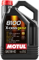 Motul 8100 X-Cess 5W40 Engine Oil 5L - Universal