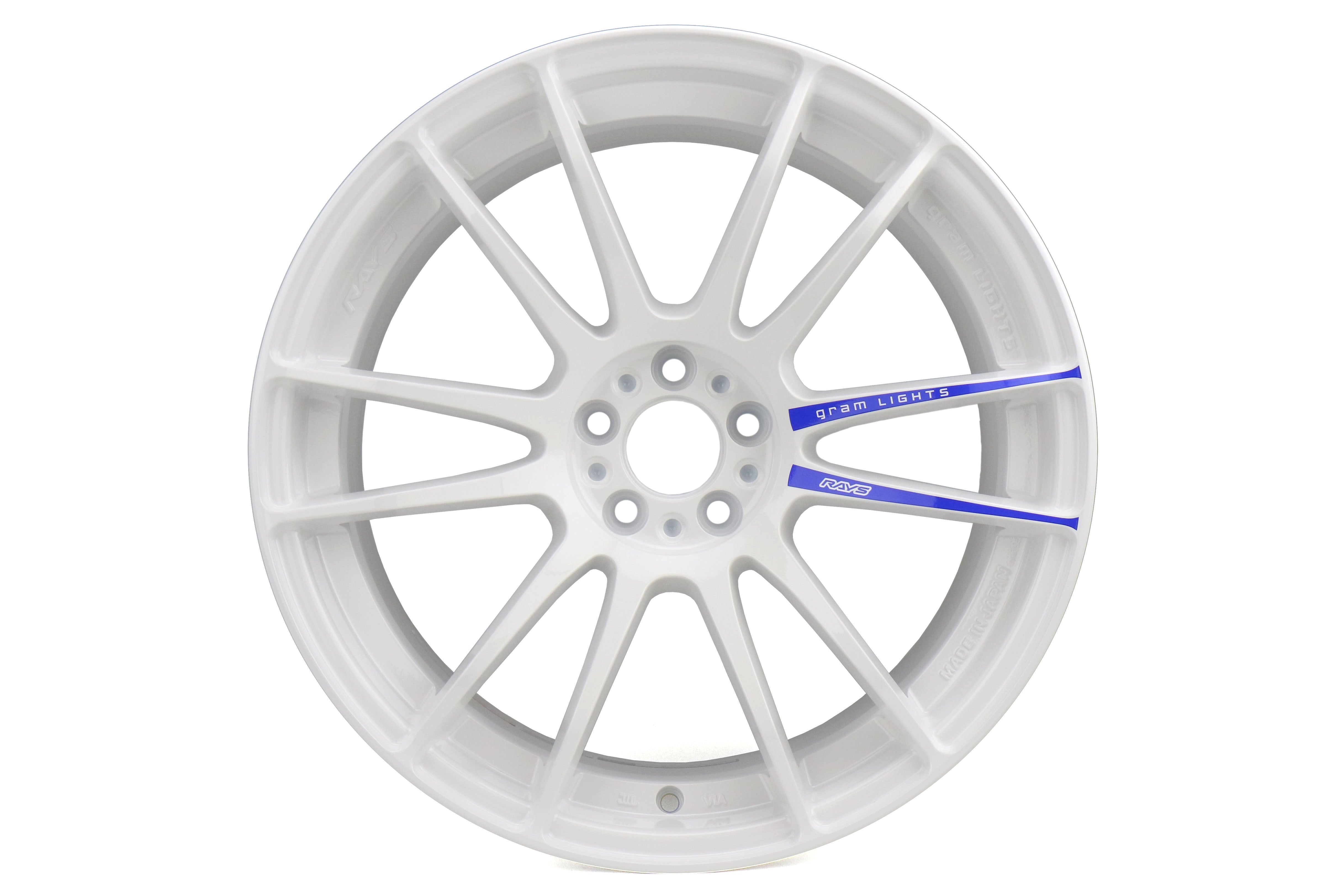 Rays Gram Lights 57Xtreme Spec D (Face 2) White 18x9.5 +38mm 5x100 (Single  Wheel) - 2013-2024 Subaru BRZ / Scion FR-S / Toyota GR86 / 2014-2018 Subaru  