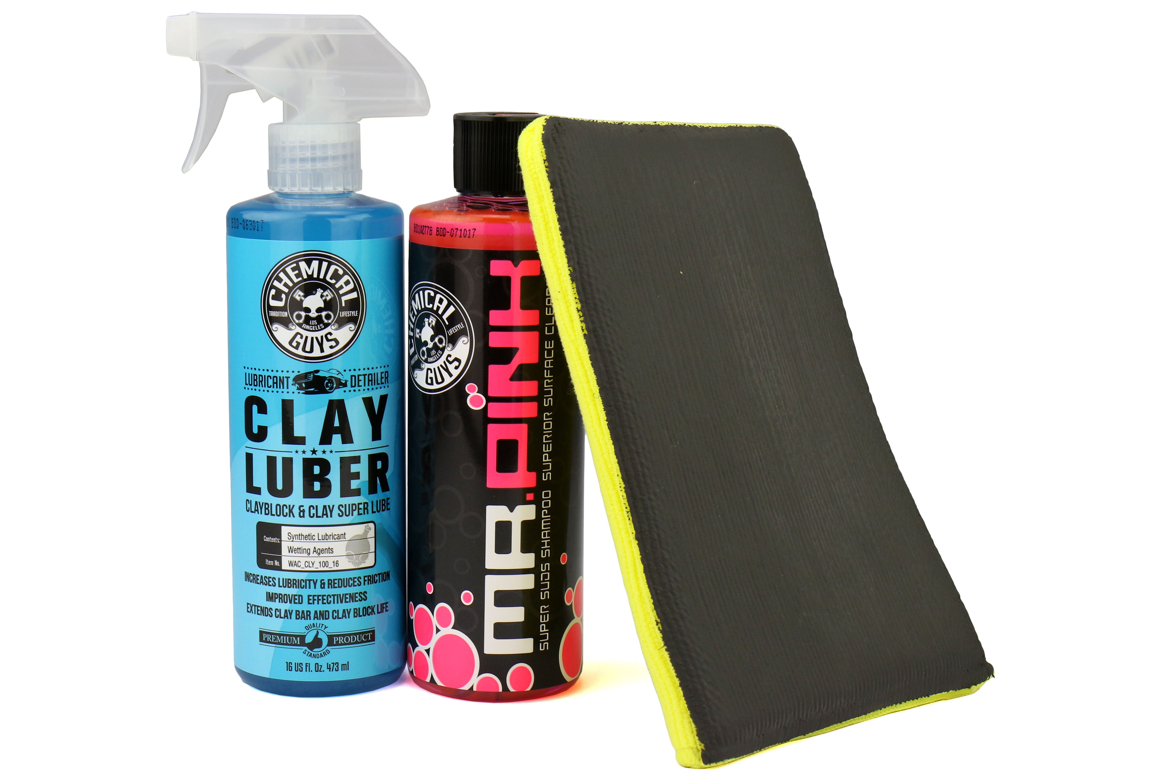 Chemical Guys Surface Cleansing Mitt Medium Grade Clay System Kit, CLY_310