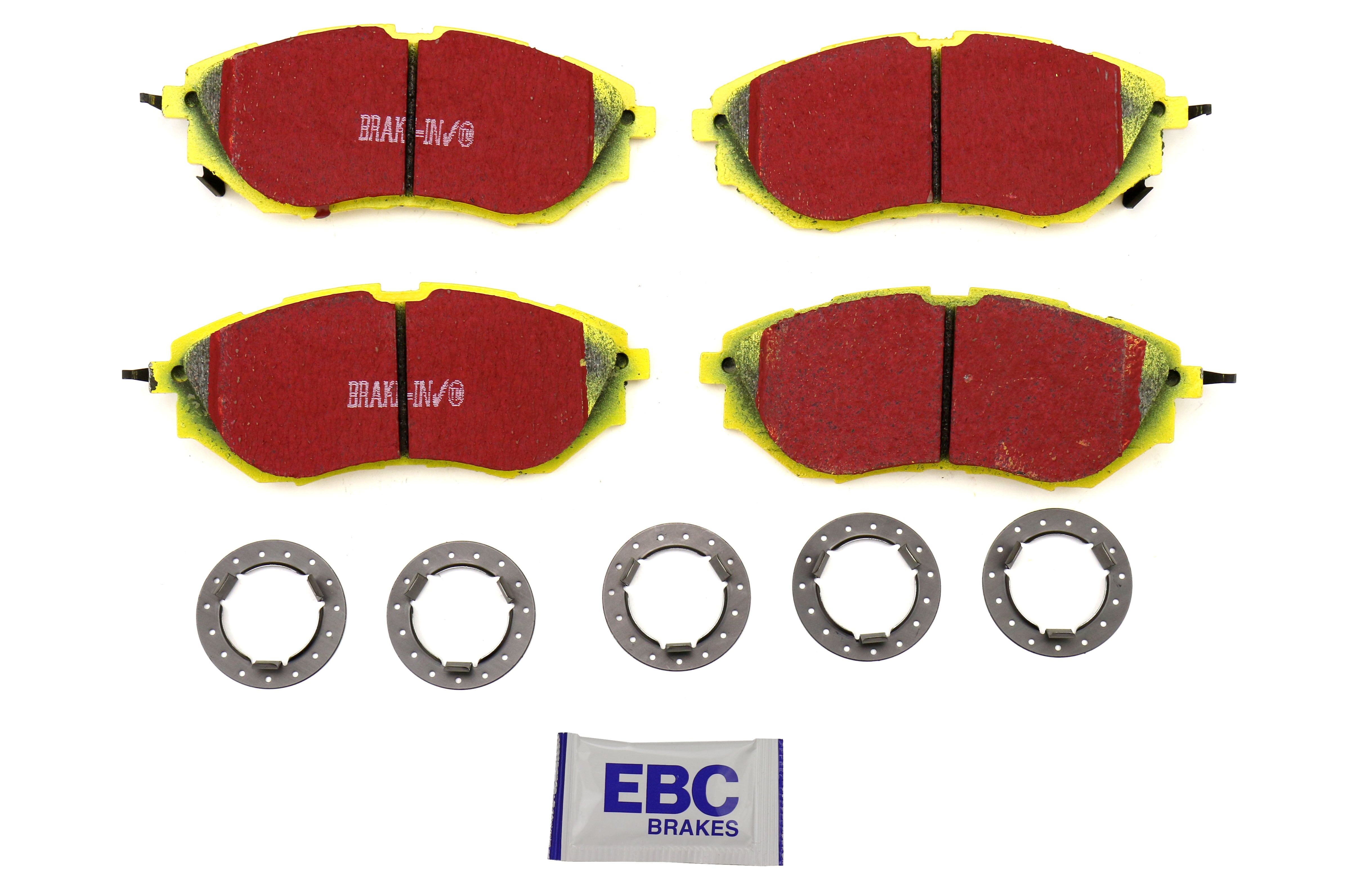 EBC Brakes Yellowstuff Street And Track Front Brake Pads - Subaru GT ...