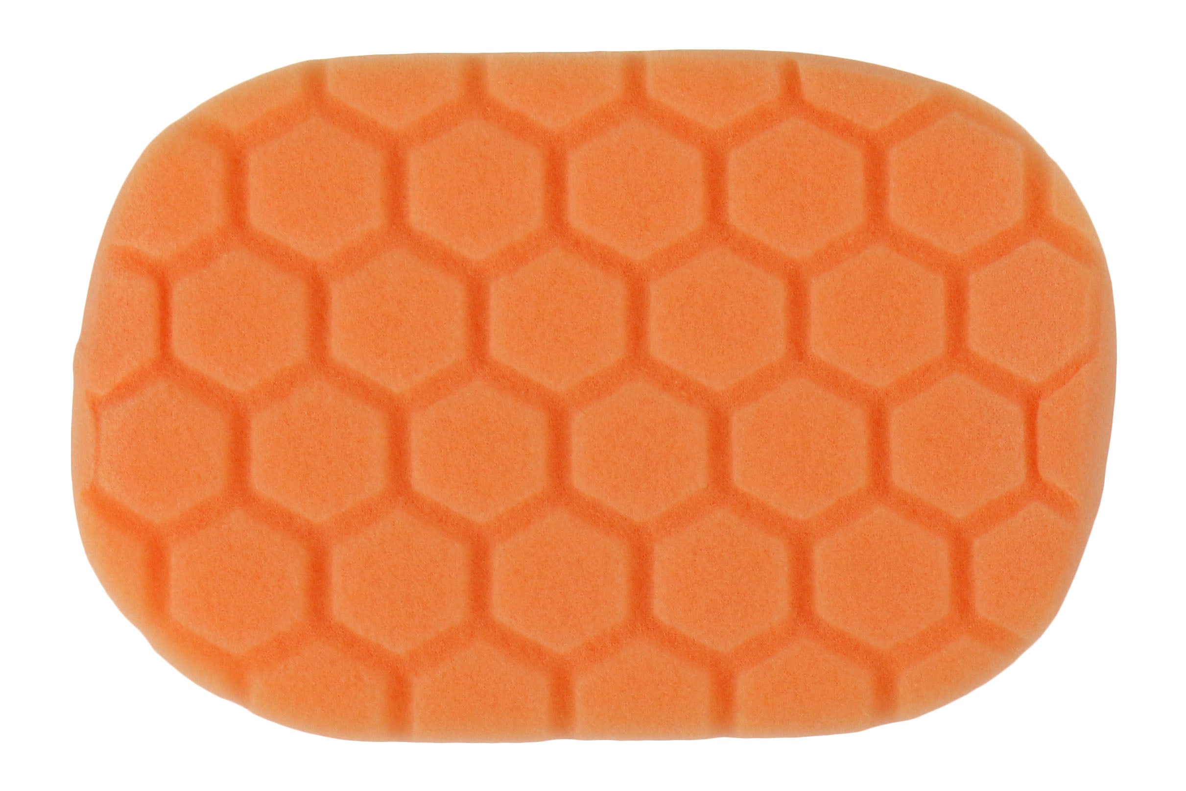 Chemical Guys BUFX_201 Hex-Logic Medium Cutting Hand Applicator Pad, Orange