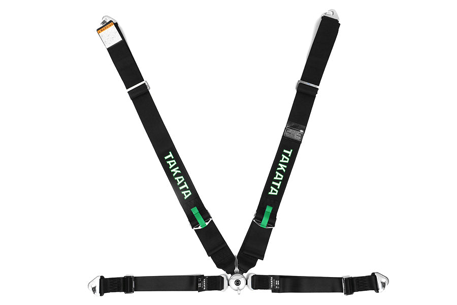 Takata Race 4 4Point Harness Black SnapOn | 71000-0 | Rallysport