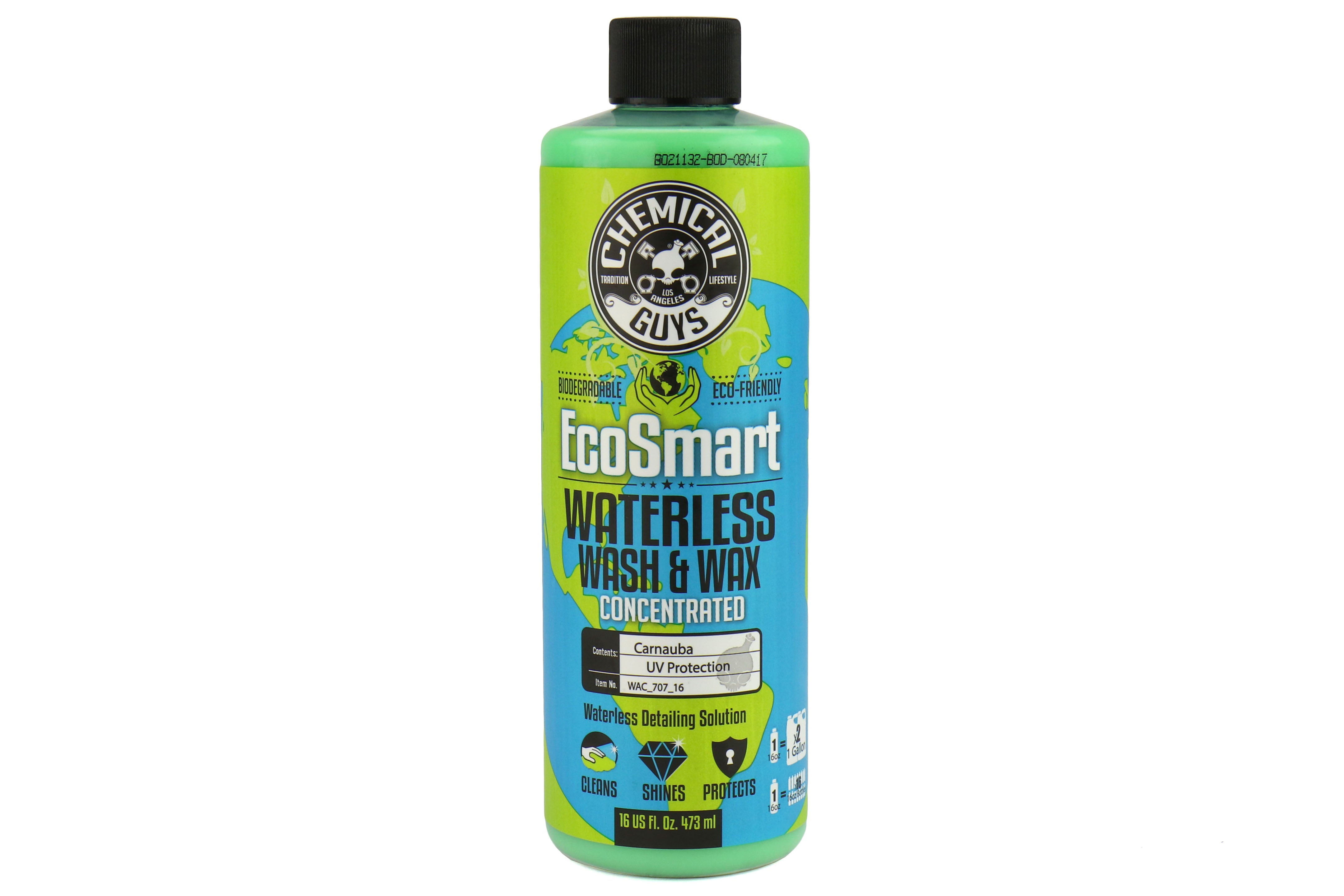 Chemical Guys EcoSmart Hyper Concentrated Waterless Car Wash & Wax (16 oz)  - Universal