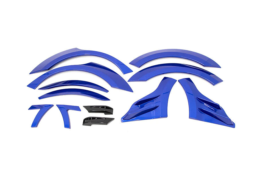 OLM S209 Style Paint Matched Fender Flare 12pc Set (Galaxy Blue