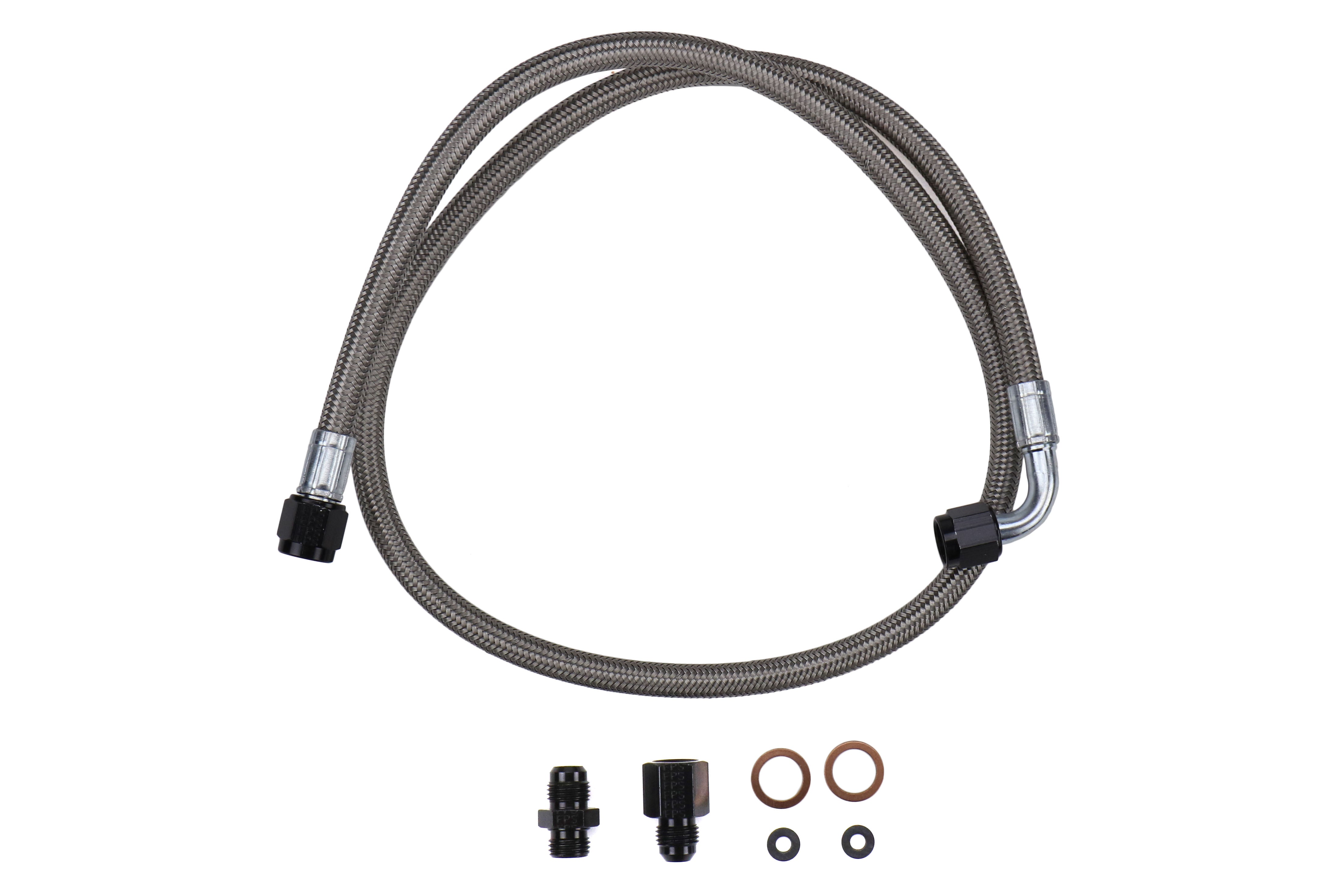 IAG Performance High Pressure Braided Power Steering Line (OEM