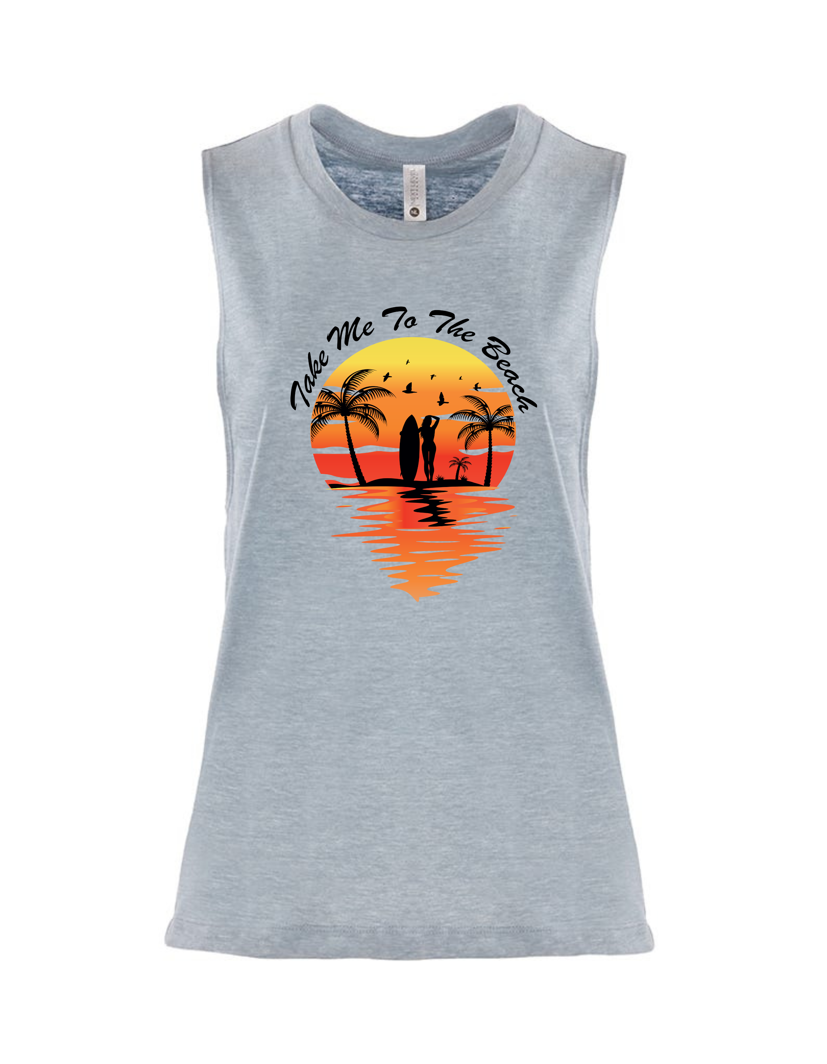 Take Me To The Beach Muscle Tank