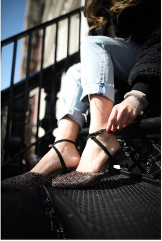 Ellery Lee @Elleisalwayshere | Doe Slide + Marilyn | Interchangeable Shoes Alterre NYC