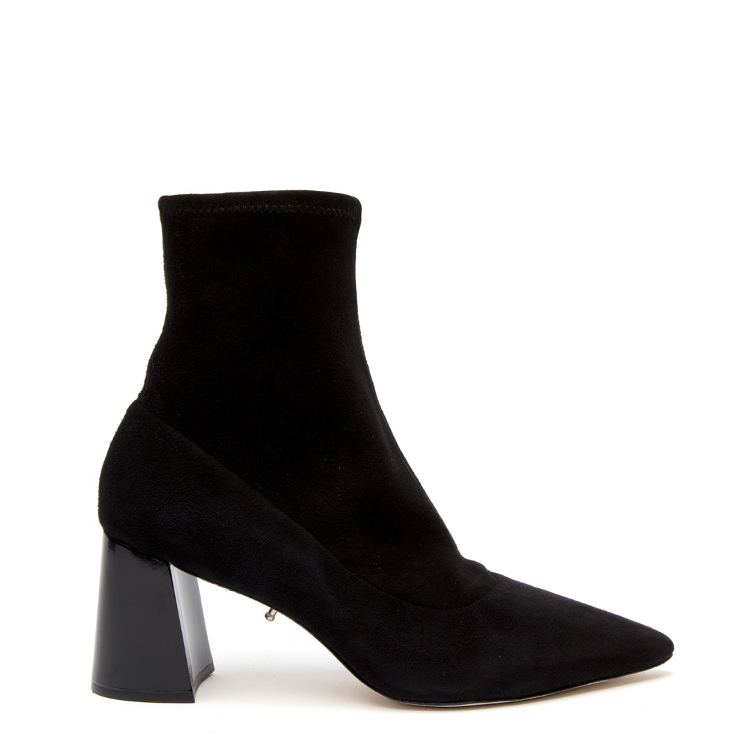 Black Suede Sock Boot | Alterre 