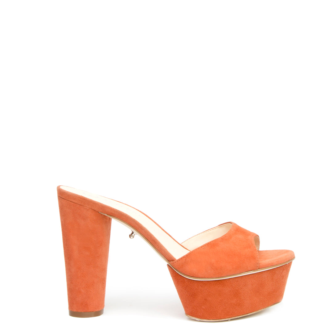 Orange Suede Platform- Alterre Shoes