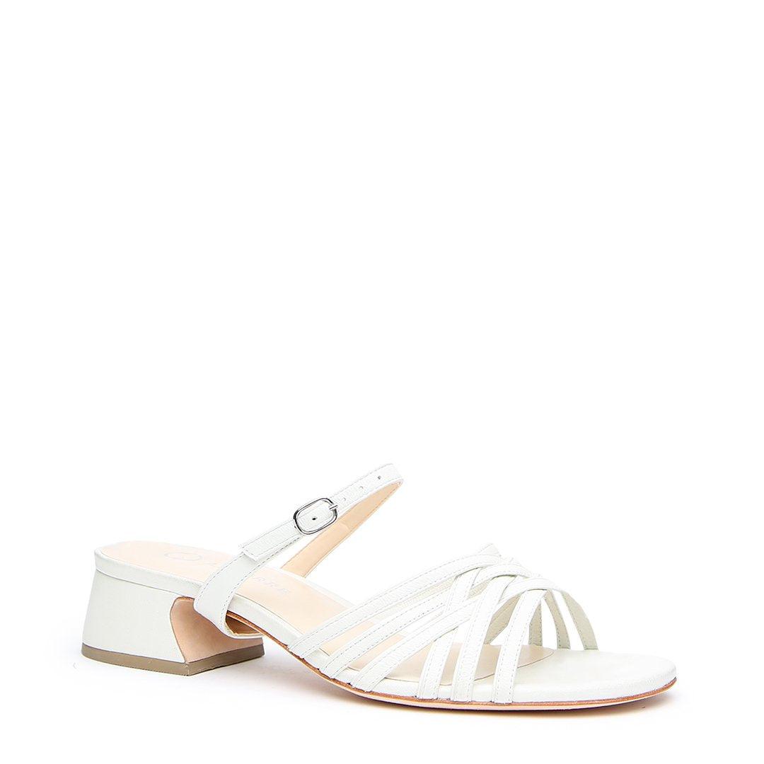 White Bell Sandal + Twiggy Strap