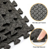 RitKeep 36 pcs Black Exercise Foam Mats, Cover 36 sqft, 3/8 inch Thick