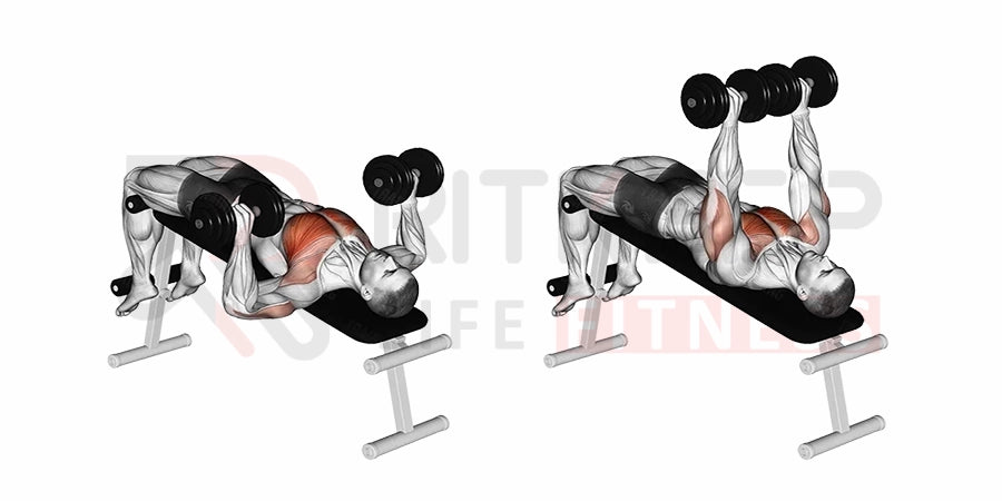 Flat Dumbbell Bench Press