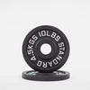 2'' Old School Single-Sided Black Iron Weight Plates (240 LB)