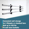 Hanging Barbell Storage for 3 Bars