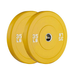 Color Olympic Low Bounce Rubber Weight Plates