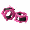 RitKeep Pink Standard Olympic Quick Release Barbell Clamps