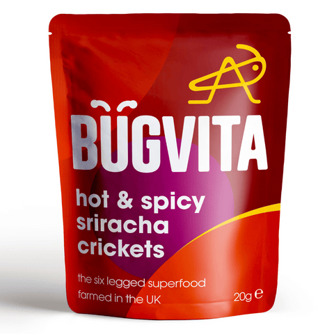Bugvita Hot & Spicy Sriracha Crickets