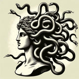 medusa dessin