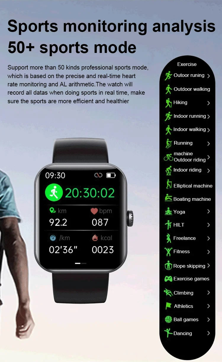 Multi-sport Blood Rate Monitoring SmartWatch - best fitness smartwatch