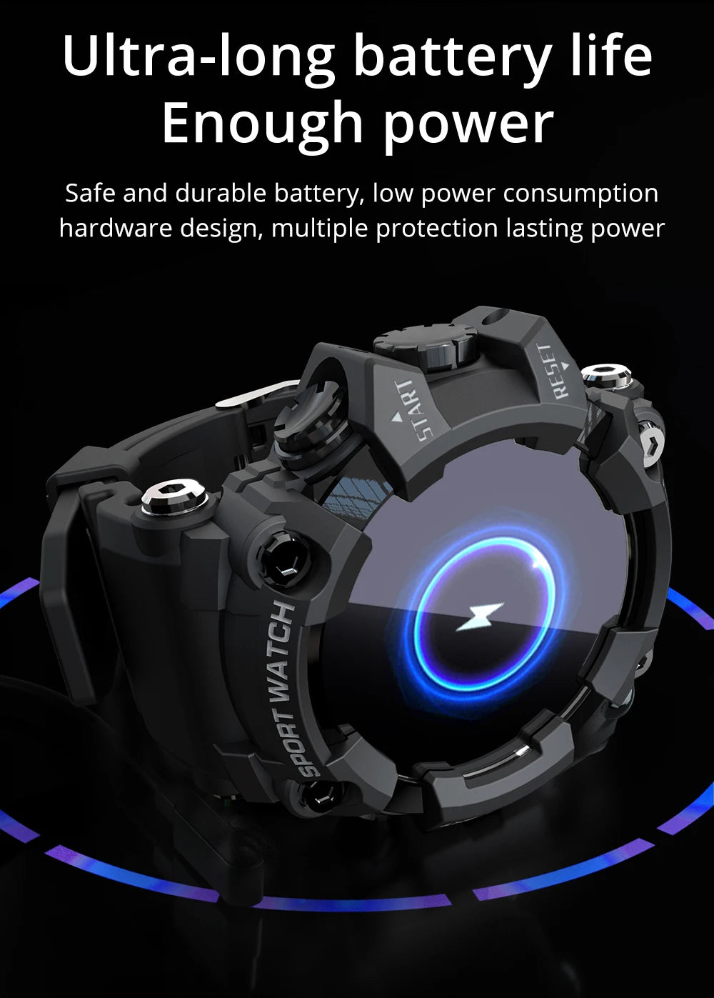 SmartWatch with Exercise Tracking Heart Rate Monitor - SmartPursue™