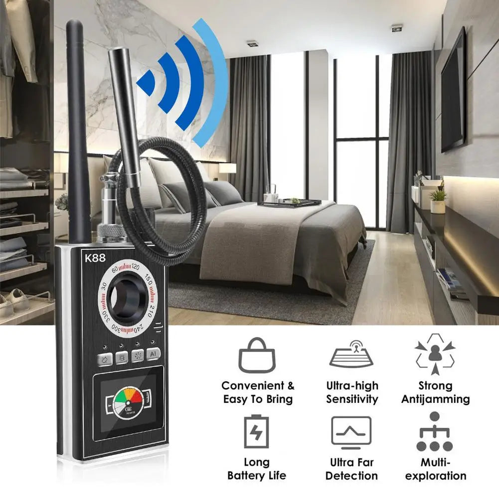 Anti Spy Hidden Camera Detector | Audio Bug Finder GPS Signal Tracker - SmartFusion
