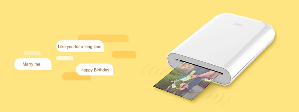 Mini inkless Photo Printer with AR Video Printing Technology - SmartFusion