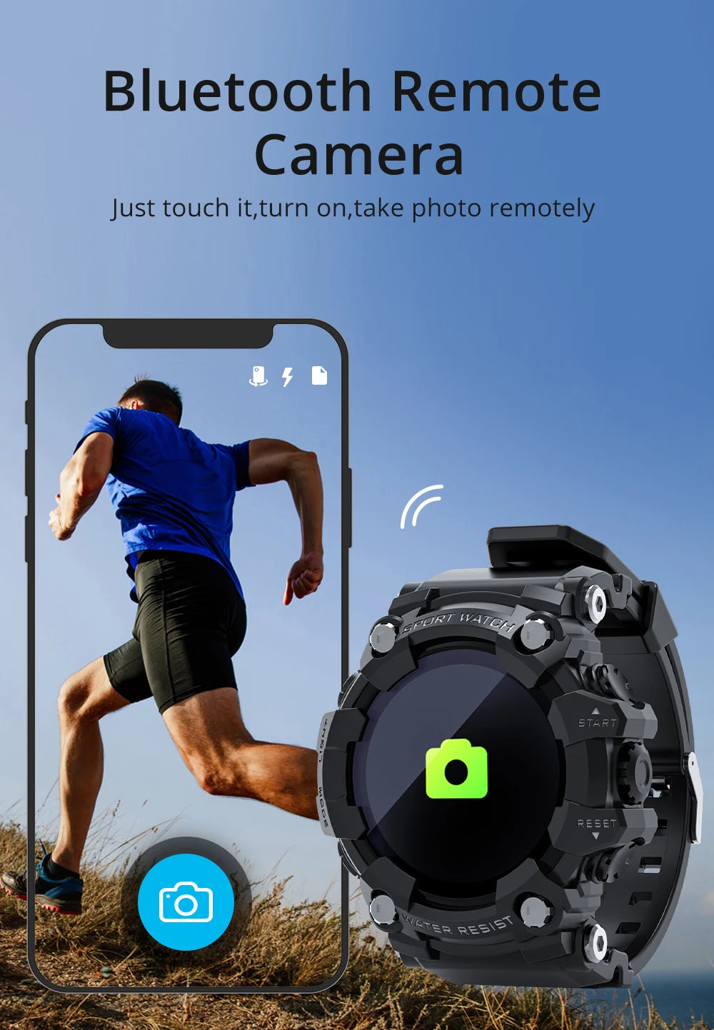 SmartWatch with Exercise Tracking Heart Rate Monitor - SmartPursue™