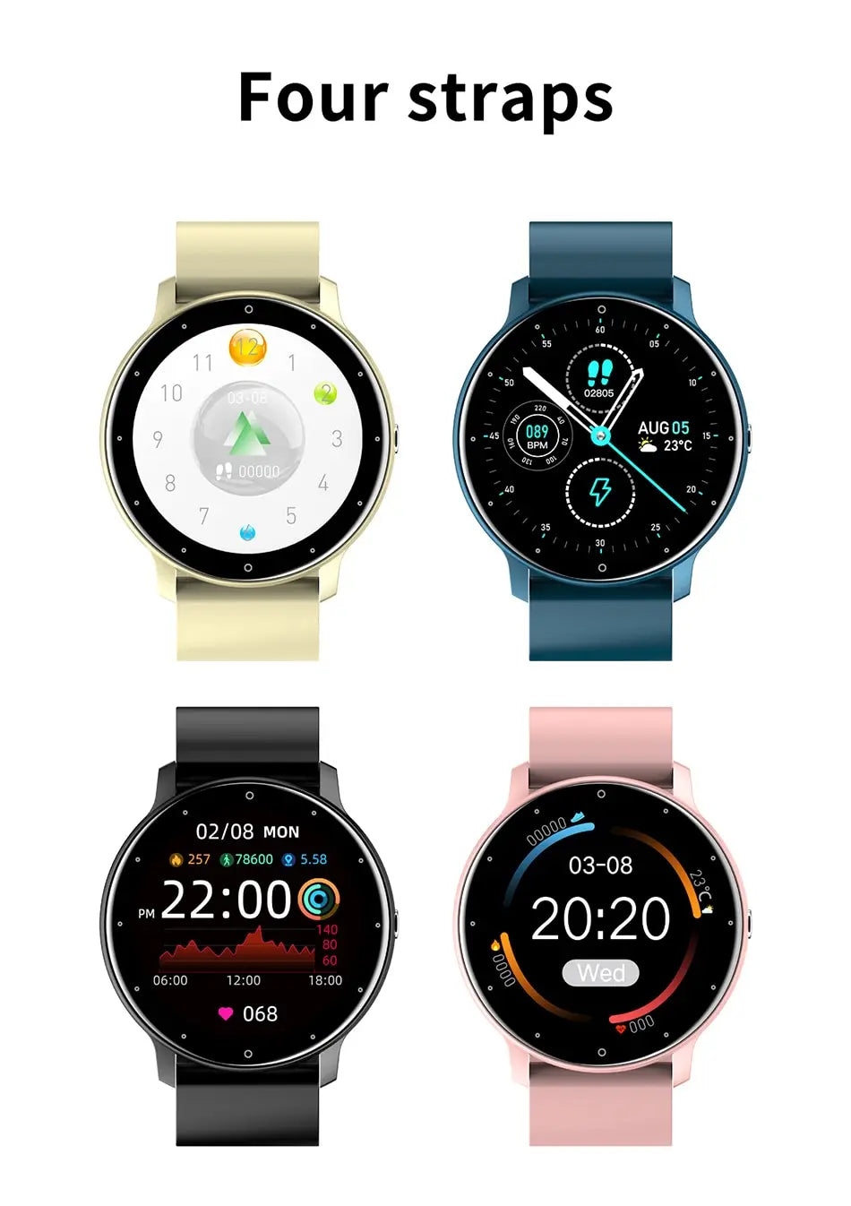 Waterproof sport Smartwatch for Men & Women - SmartPursue™