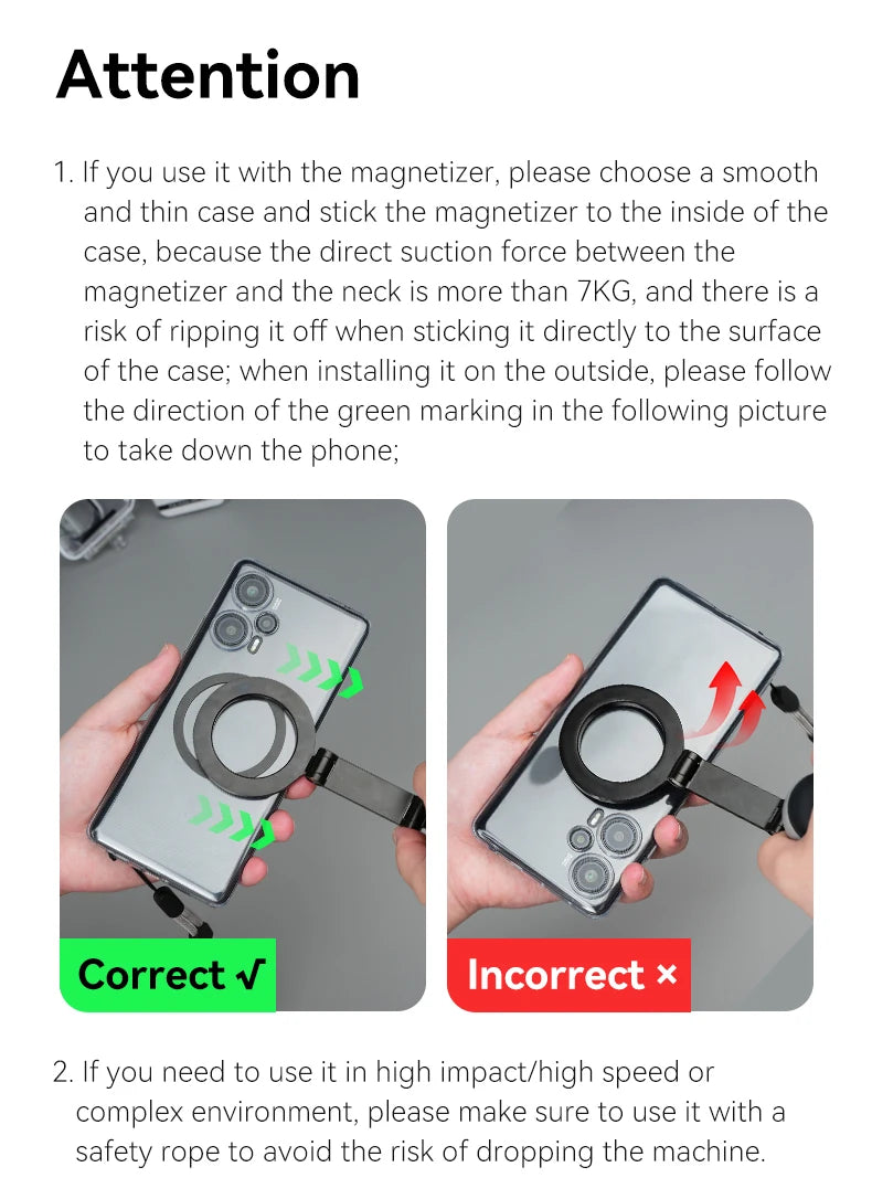 Silicone Magnetic Neck Mount for phone - SmartPursue™
