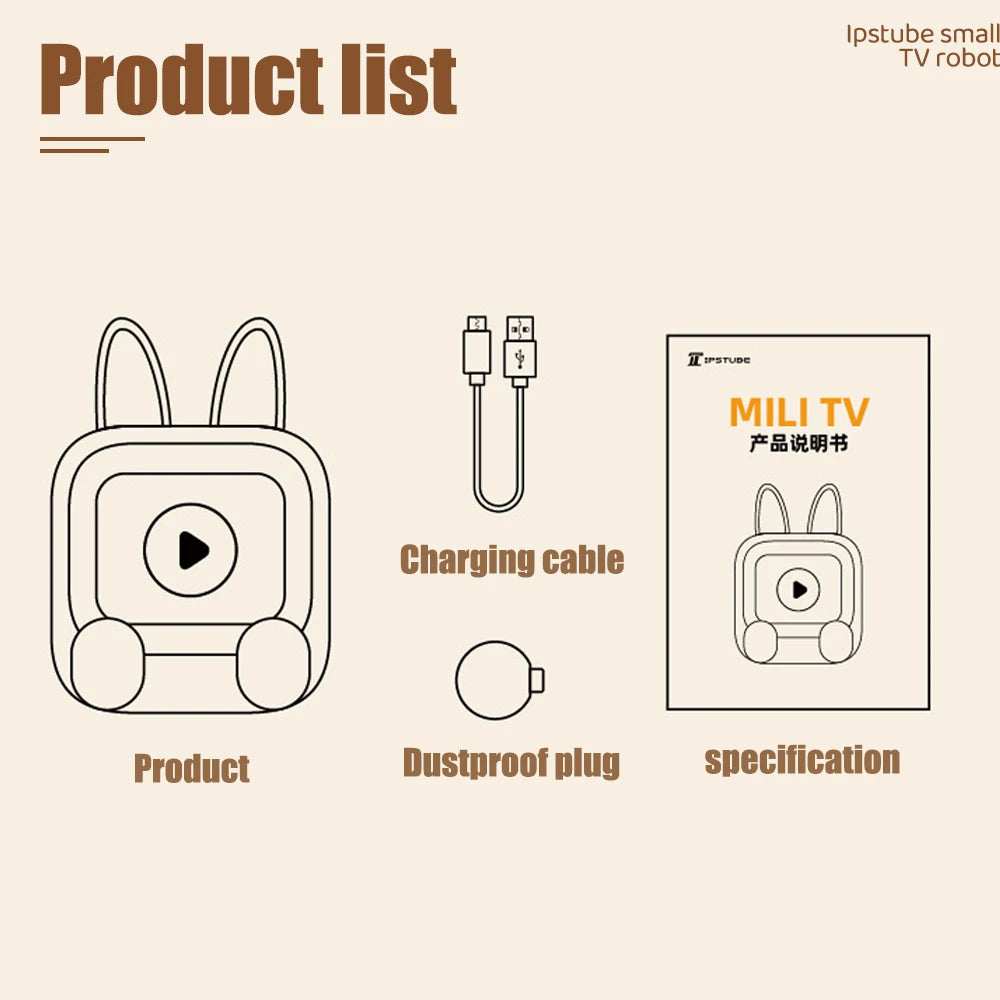 Mini TV Bluetooth Desktop Ornament - SmartFusion