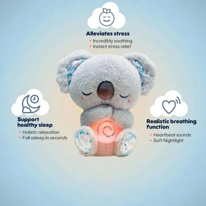 Anxiety Relief sleeping Koala Breathing Plush Toy - SmartFusion