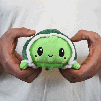 Reversible Turtle Plushie (Green)