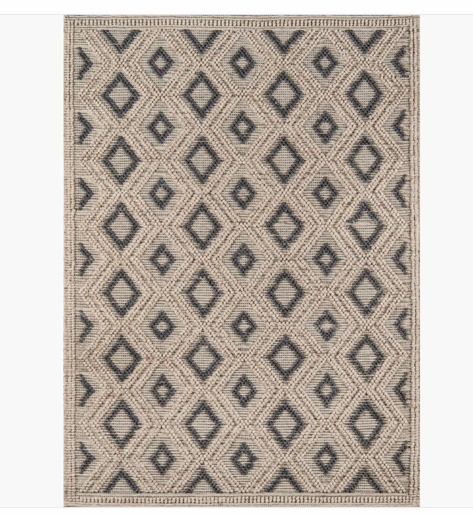 Momeni Andes Beige Geometric Area Rug