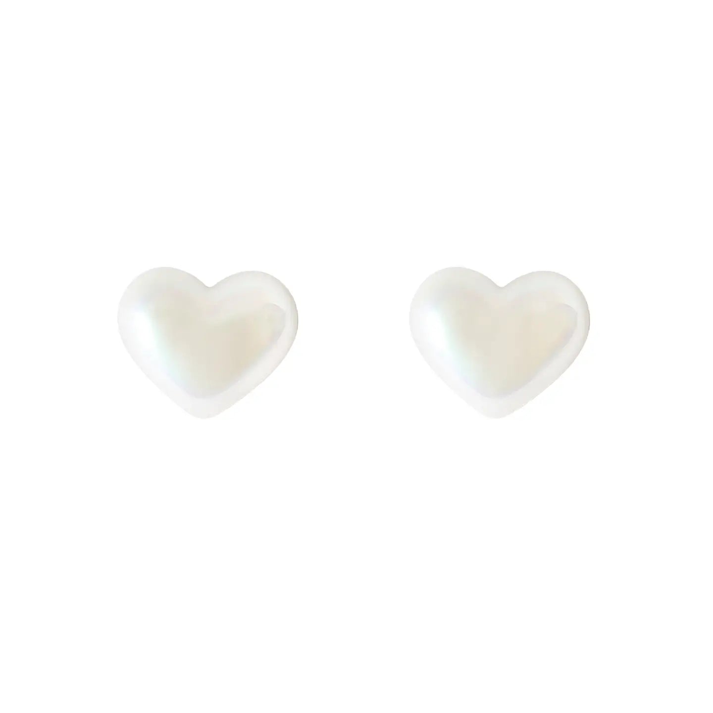 Aurora Bubble Heart Studs