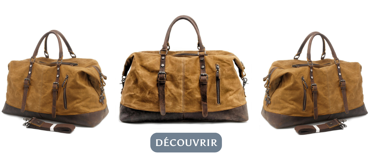 sac de voyage toile homme