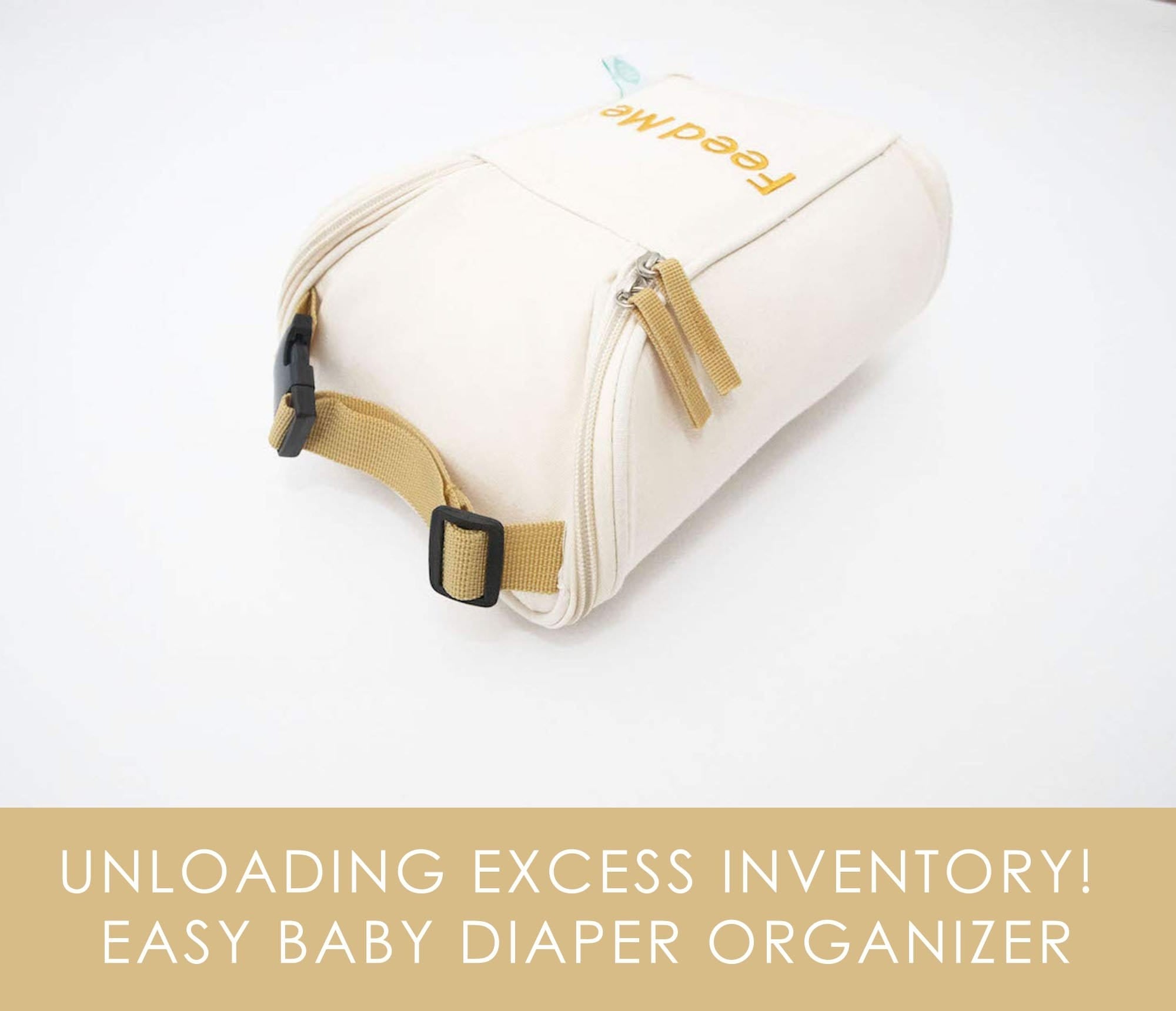 Easy Baby Travelers Seersucker Style Diaper Bag Organizer Pouches Starter Set of 4