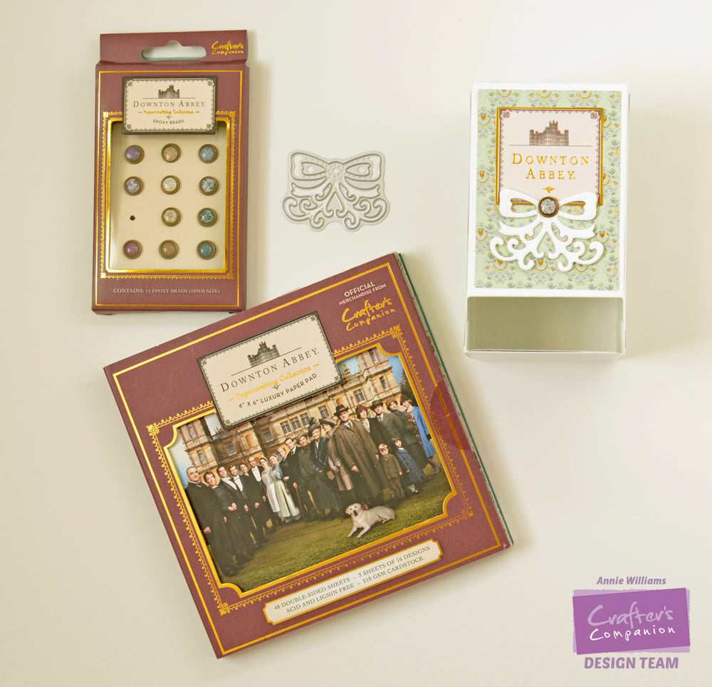 Step 9 - Downton Abbey Tea Bag Dispenser by Annie Williams, Embellish