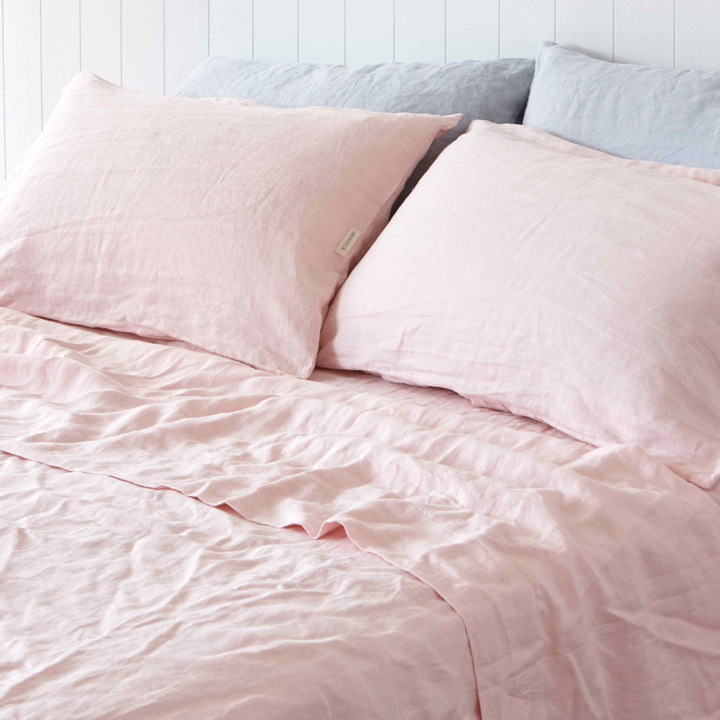 Powder Rose Flat Sheet – Montauk Style